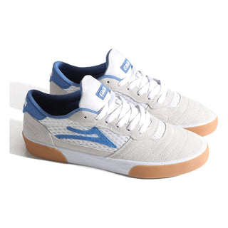 Lakai Skateboard Shoes Cambridge White Suede Parisian Gum