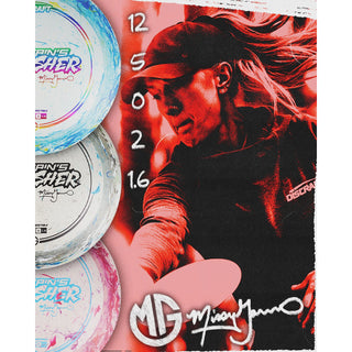 Discraft Disc Golf 2025 Missy Gannon Z Jawbreaker Captain's Thrasher Distance Driver 12/5/0/2 Blue White/Blue 173-174g