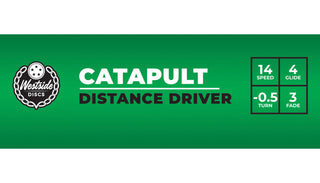 Westside Disc Golf Tournament Catapult Distance Driver 14/4/-0.5/3 Blue/Green 171 grams