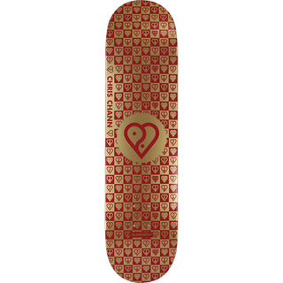 The Heart Supply Skateboard Deck Chris Chann Trinity 8.0" Gold Foil
