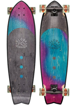 Globe Cruiser Skateboard Chromantic Washed Aqua 9.5" x 33"