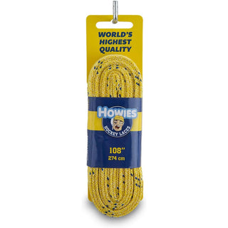 Howies Hockey Skate Laces Cloth Yellow 84" (Junior 3-6)