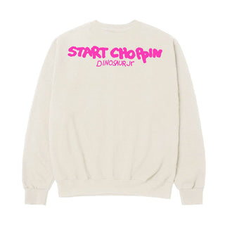 Color Bars X Dinosaur Jr Sweater Start Choppin Crewneck Bone