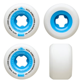 Ricta Skateboard Wheels 54mm Cored Clouds 78A Blue Soft Cruiser