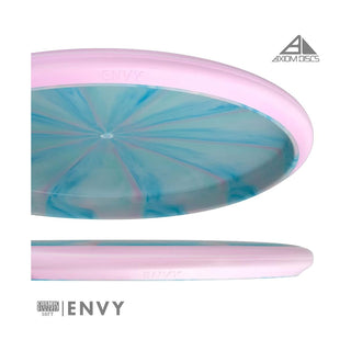 Axiom Disc Golf Cosmic Electron Envy Soft Putter 3/3/0/2 Red Lavender/Red 171 grams