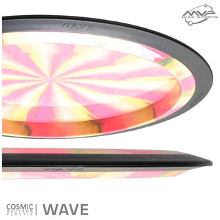 MVP Disc Golf Wave Distance Driver Cosmic Neutron 11/5/-2/2 Dark Mango 170 grams