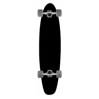 Moose Kicktail 9" x 40" Longboard Dipped Black Complete