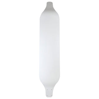 Moose Longboard Deck 8" x 40" Canadian Maple Drop Down Dipped White