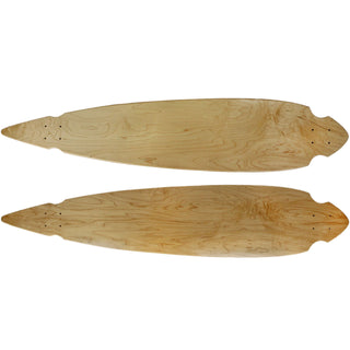 Moose Longboard Complete 9.25" x 46" Concave Cut Out Pintail Natural
