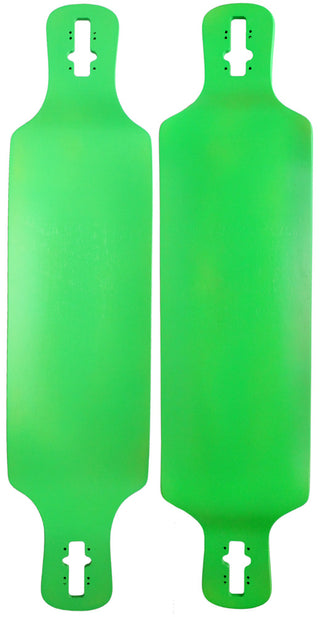 Longboard Moose Drop Down/Through Deck 9.75" x 41" Neon Green