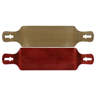 Longboard Moose Drop Down/Through Deck 9.75" x 41" Stained Red