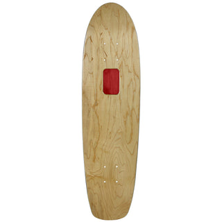 Rolling Tray Cruiser Deck 7.75" x 30" Natural/Red
