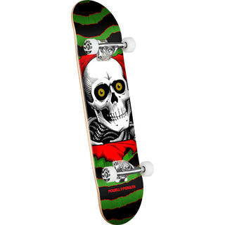 Powell Peralta Skateboard Complete Ripper Green Stain/Red 8.0" x 31.45"