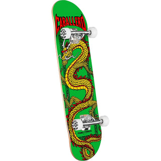 Powell Peralta Skateboard Complete Caballero Chinese Dragon Green 7.5" x 28.65"