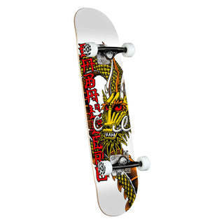 Powell Peralta Skateboard Complete Cab Ban This White 8.25" x 31.95"