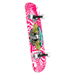 Powell Peralta Skateboard Complete Winged Ripper White/Pink 7.0" x 28" (Youth)