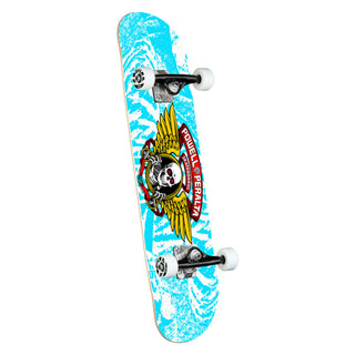 Powell Peralta Skateboard Complete Winged Ripper White/Blue 8.0" x 31.45"