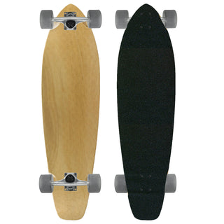 Moose Kicktail 9.75" x 36.5" Longboard Natural Complete