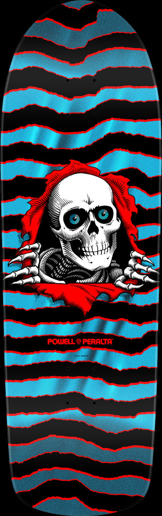 Powell Peralta Skateboard OS Ripper Red/Blue Foil / Independent/ Rat Bones Black