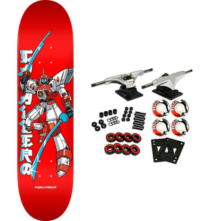 Powell Peralta Skateboard Complete Steve Caballero Gundam Red 8.25" x 31.95"