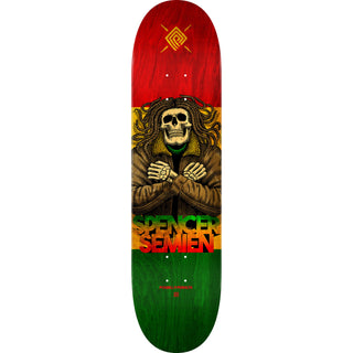 Powell Peralta Skateboard Deck Spencer Semien Dreads Rasta 8.25" x 31.95"