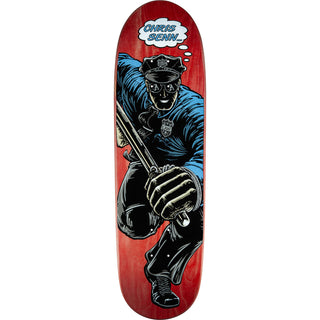 Powell Peralta Skateboard Deck Chris Senn Cop Red Old School Reissue