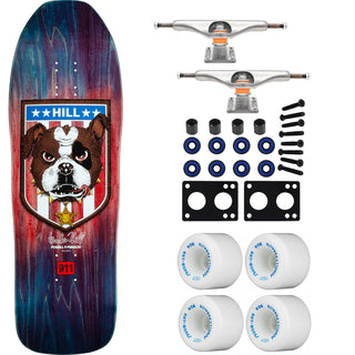 Powell Peralta Skateboard Hill Bulldog Blue/Red Fade / Independent / Rat Bones White