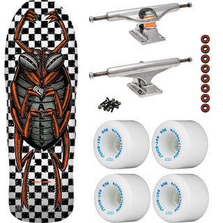 Powell Peralta Skateboard Mike Vallely Bug White / Independent/ Rat Bones White