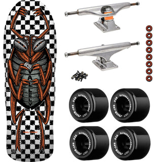 Powell Peralta Skateboard Mike Vallely Bug White / Independent/ Rat Bones Black