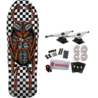 Powell Peralta Skateboard Complete Mike Vallely Bug White Old School Reissue