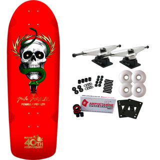 Powell Peralta Skateboard Complete McGill McTwist 40th Red/Gold Foil Old School Reissue