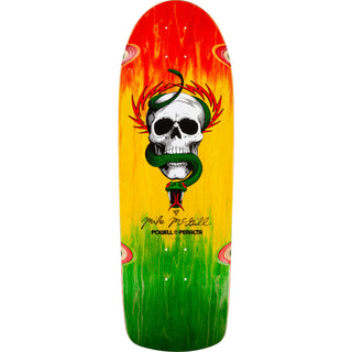 Powell Peralta Skateboard Deck McGill Skull and Snake Rasta Old School Reissue