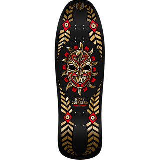 Powell Peralta Skateboard Nicky Guerrero Mask Black/Gold Foil / Independent / Rat Bones White