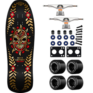 Powell Peralta Skateboard Nicky Guerrero Mask Black/Gold Foil / Independent / Rat Bones Black