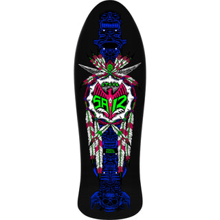 Powell Peralta Skateboard Deck Steve Saiz Totem Blacklight Old School Reissue