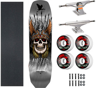 Powell Peralta Skateboard Andy Anderson Heron Skull 3 8.45" Independent Upgrade