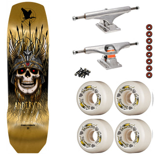 Powell Peralta Andy Anderson Maple 3 9.13" Skateboard Indy Trucks Dragon Wheels