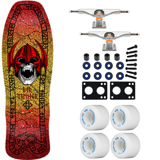 Powell Peralta Skateboard Welinder Classic Red/Yellow / Independent / Rat Bones White