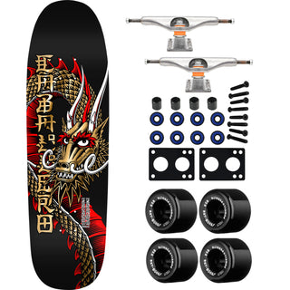 Powell Peralta Skateboard Steve Caballero Ban This Gold Foil / Independent / Rat Bones Black