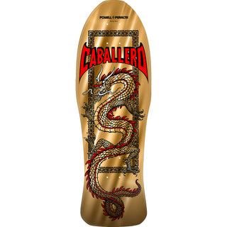 Powell Peralta Skateboard Deck Cab Chinese Dragon Gold Foil Old School Reissue