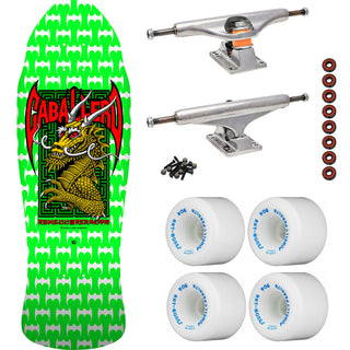 Powell Peralta Skateboard Caballero Street Green / Independent/ Rat Bones White