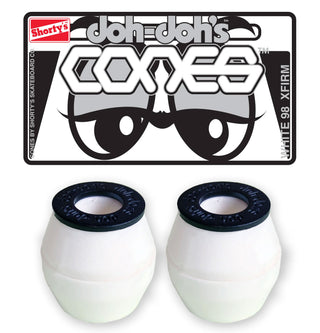 Shorty's Skateboard Bushings Doh Doh's Cones 98A White Xfirm