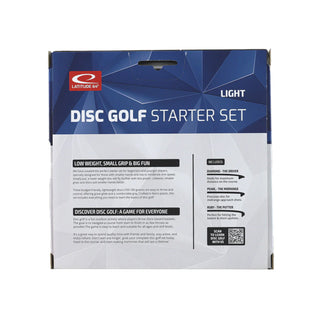 Latitude 64 Disc Golf Light Starter Set Box - 3 Discs - Diamond, Pearl, Ruby