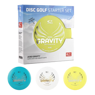 Latitude 64 Disc Golf Zero Gravity Starter Set Box - 3 Discs - Explorer, Fuse, Pure