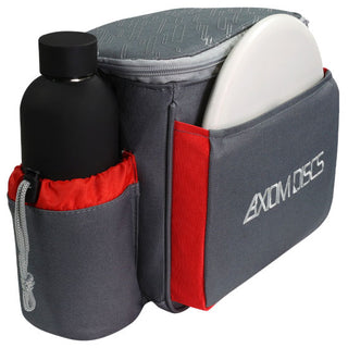 Axiom Discs Disc Golf Shoulder Bag - Cell Dark Grey Red - Holds 12 Discs