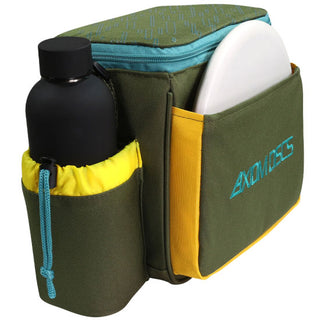 Axiom Discs Disc Golf Shoulder Bag - Cell Olive/Tropic Blue/Golden Yellow - Holds 12 Discs