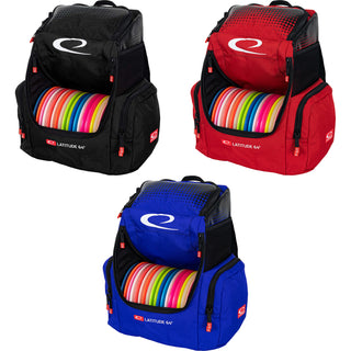 Latitude 64 Disc Golf Core Pro Backpack Bag  - Holds 18 Discs - Choose Color
