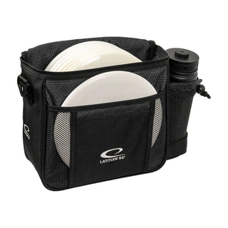 Latitude 64 Disc Golf Slim Hex Shoulder Bag Black