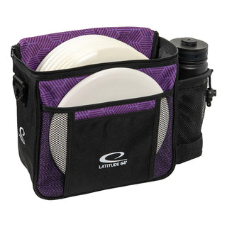Latitude 64 Disc Golf Slim Hex Shoulder Bag Purple