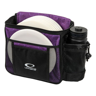Latitude 64 Disc Golf Slim Hex Shoulder Bag Purple